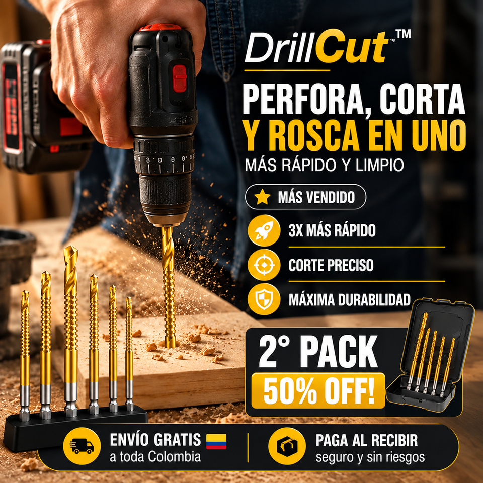 DrillCut™ – Deja de cambiar brocas: una herramienta para todo material
