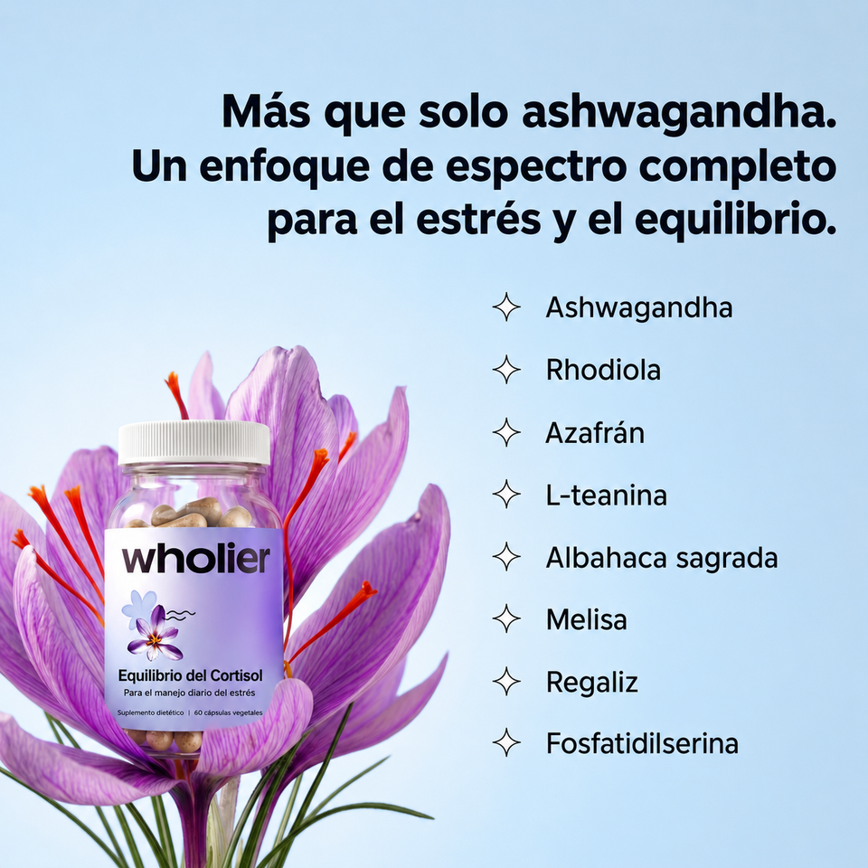 Equilibrio del cortisol BALANCE -WHOLIER.