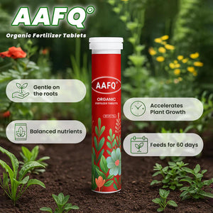🌱Aporte nutricional todo en uno | Tabletas de fertilizante orgánico AAFQ®: fertilizante de liberación lenta para 60 días⭐️