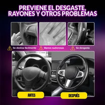 CarbonDrive Pro 🚗 Protector de Volante estilo Fibra de Carbono 🎁HOY OBSEQUIO GRATIS🎁