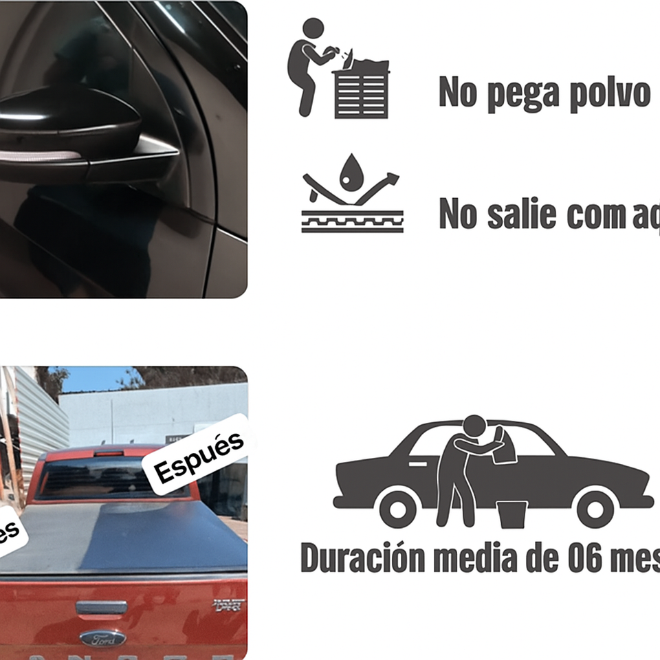PAGUE 1 LLEVE 2 TOK SECO 250ml - Revitalizador de plásticos para automóviles (ENVÍO GRATIS)